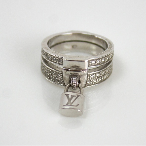 LIMITED EDITION Louis Vuitton Lockit Ring Diamond - Picture 3 of 8